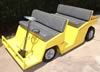 Yellow Golf Cart by Boyd Coddington